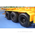 DongFeng 3-Axle Flat Bed نصف مقطورة